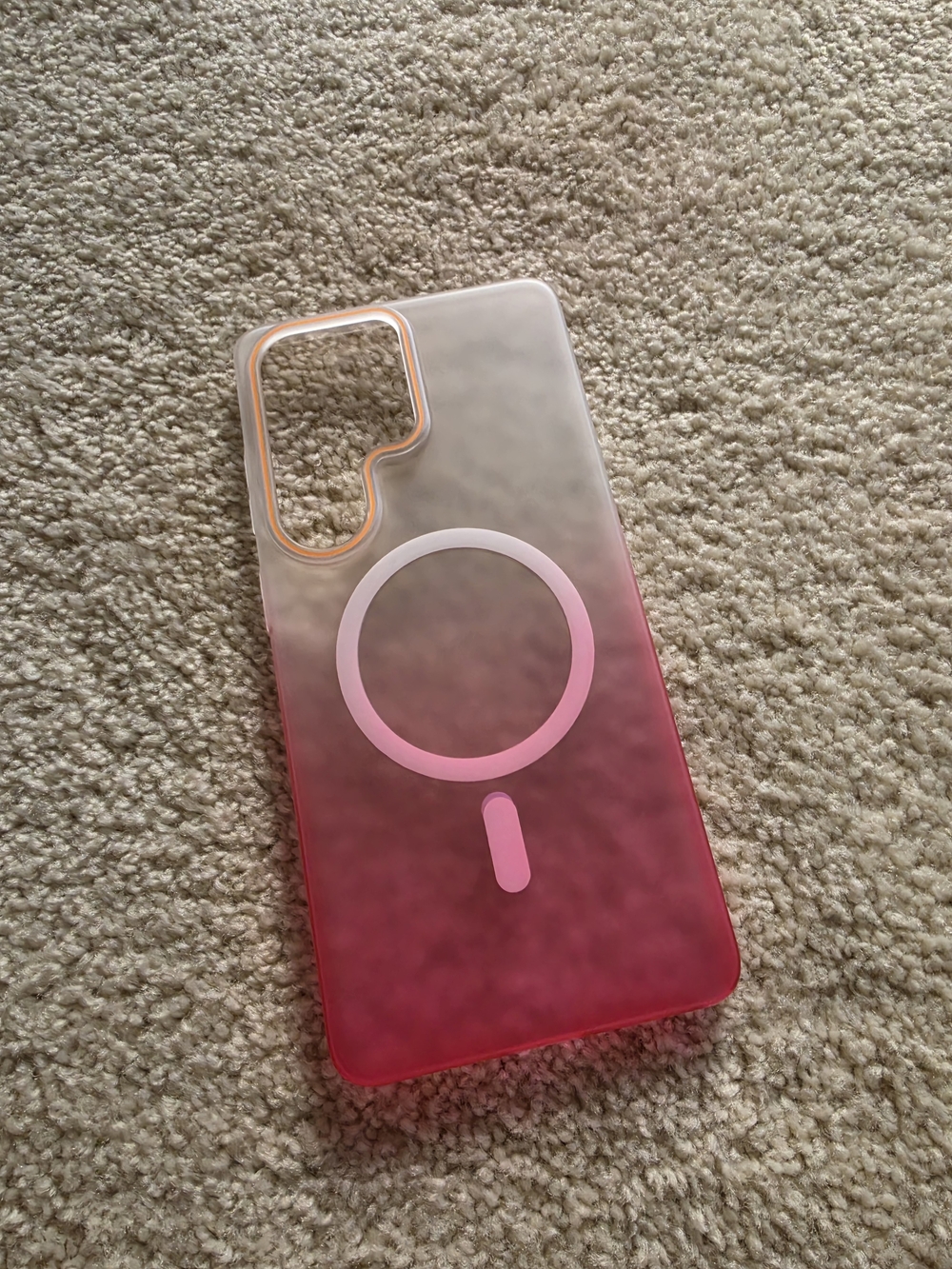 MagSafe-Compatible Gradient Pink Phone Case - Samsung Galaxy S26ultra